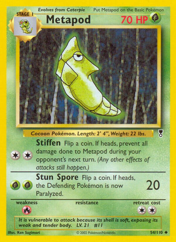 Metapod 054/110 — Legendary Collection (English Pokémon TCG card)