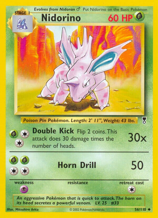 Nidorino 056/110 — Legendary Collection (English Pokémon TCG card)