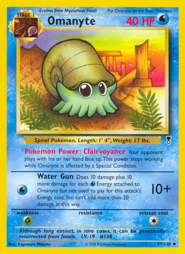 Omanyte 057/110 — Legendary Collection (English Pokémon TCG card)