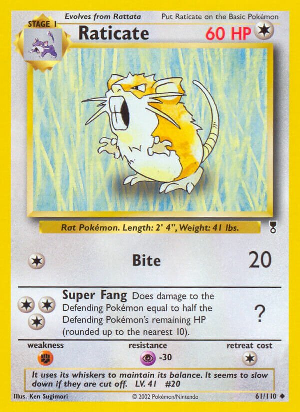 Raticate 061/110 — Legendary Collection (English Pokémon TCG card)