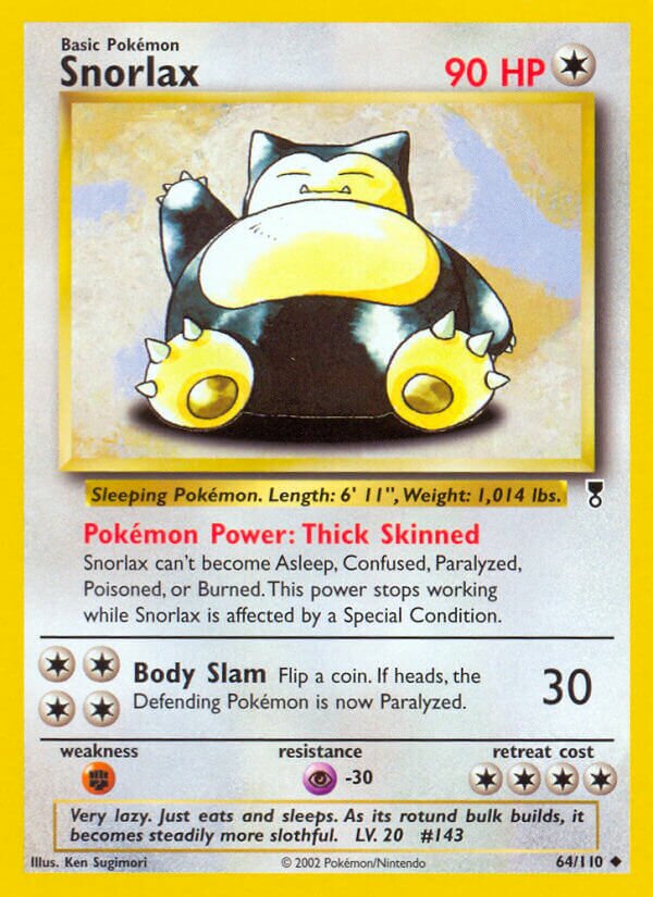 Snorlax 064/110 — Legendary Collection (English Pokémon TCG card)
