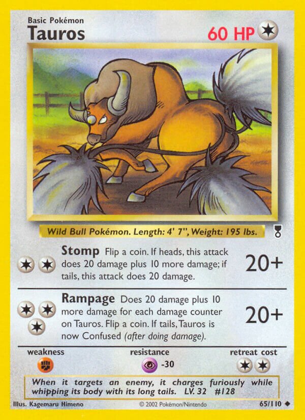 Tauros 065/110 — Legendary Collection (English Pokémon TCG card)