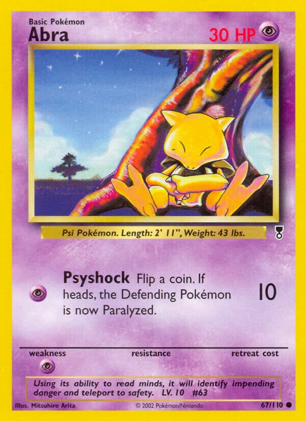 Abra 067/110 — Legendary Collection (English Pokémon TCG card)