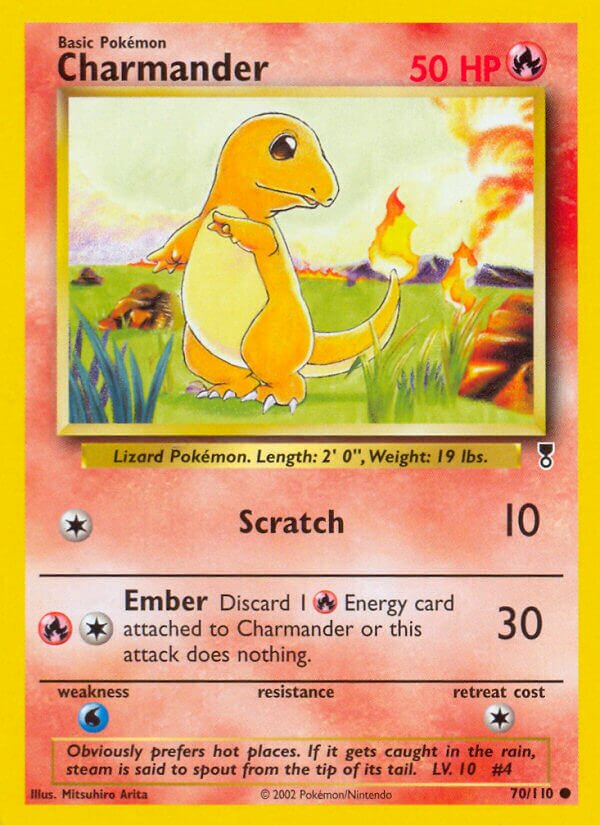 Charmander 070/110 — Legendary Collection (English Pokémon TCG card)