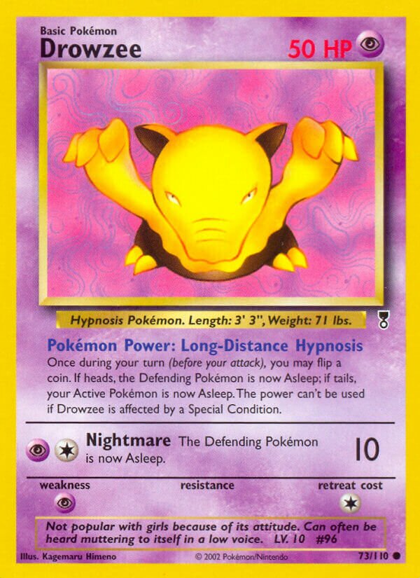 Drowzee 073/110 — Legendary Collection (English Pokémon TCG card)