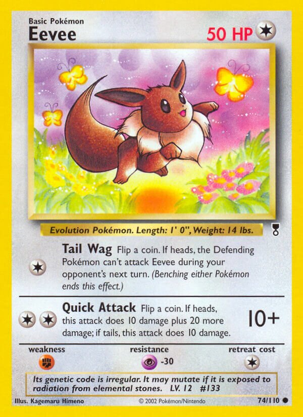 Eevee 074/110 — Legendary Collection (English Pokémon TCG card)
