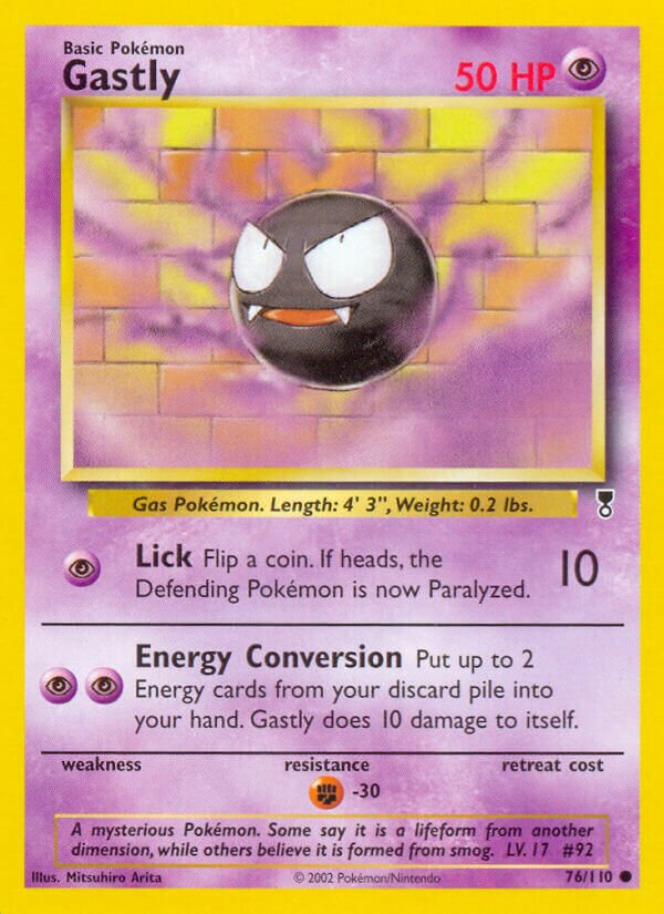 Gastly 076/110 — Legendary Collection (English Pokémon TCG card)