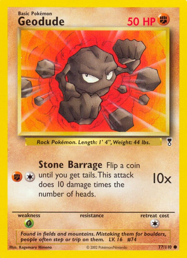Geodude 077/110 — Legendary Collection (English Pokémon TCG card)