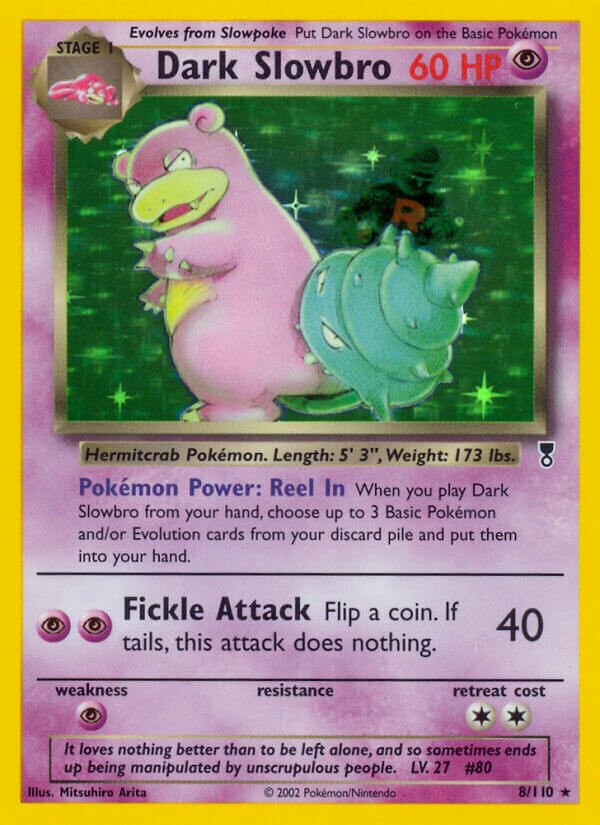 Dark Slowbro 008/110 — Legendary Collection (English Pokémon TCG card)