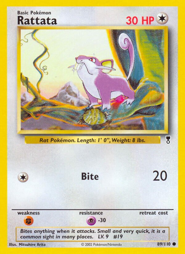 Rattata 089/110 — Legendary Collection (English Pokémon TCG card)