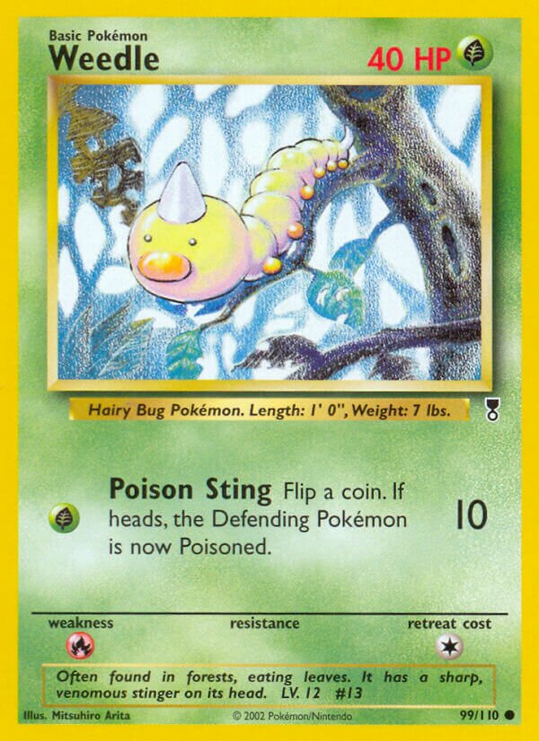 Weedle 099/110 — Legendary Collection (English Pokémon TCG card)