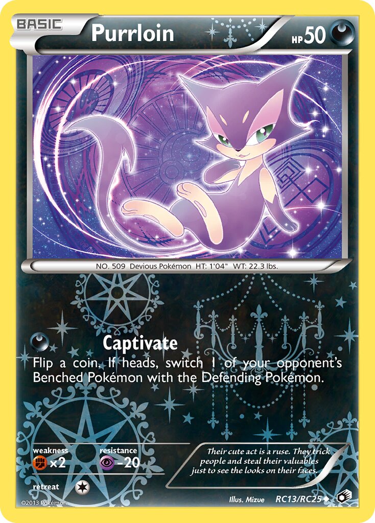 Purrloin 013 — Legendary Treasures (Radiant Collection) (English Pokémon TCG card)