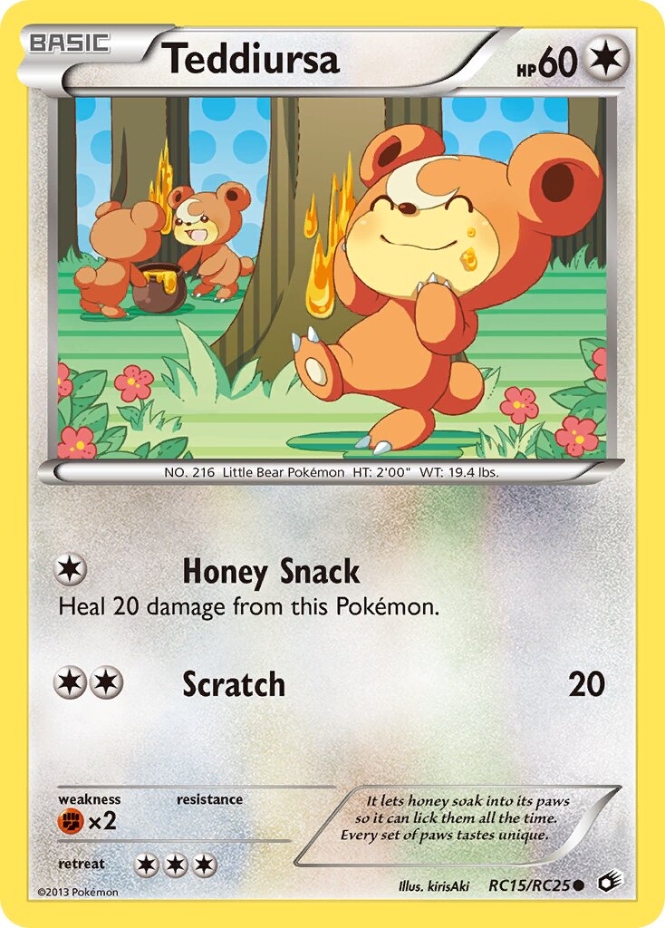 Teddiursa 015 — Legendary Treasures (Radiant Collection) (English Pokémon TCG card)