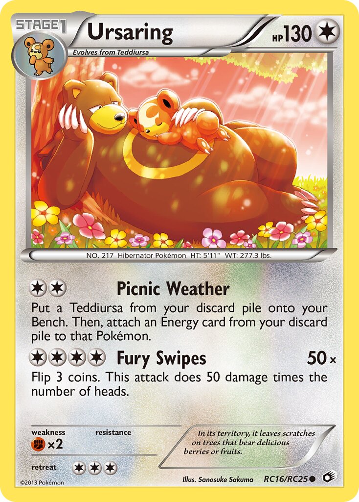 Ursaring 016 — Legendary Treasures (Radiant Collection) (English Pokémon TCG card)
