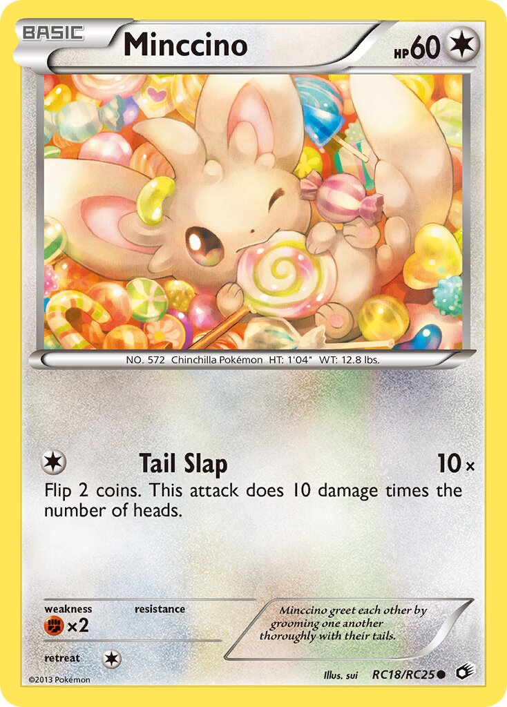 Minccino 018 — Legendary Treasures (Radiant Collection) (English Pokémon TCG card)
