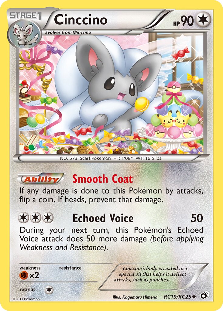 Cinccino 019 — Legendary Treasures (Radiant Collection) (English Pokémon TCG card)