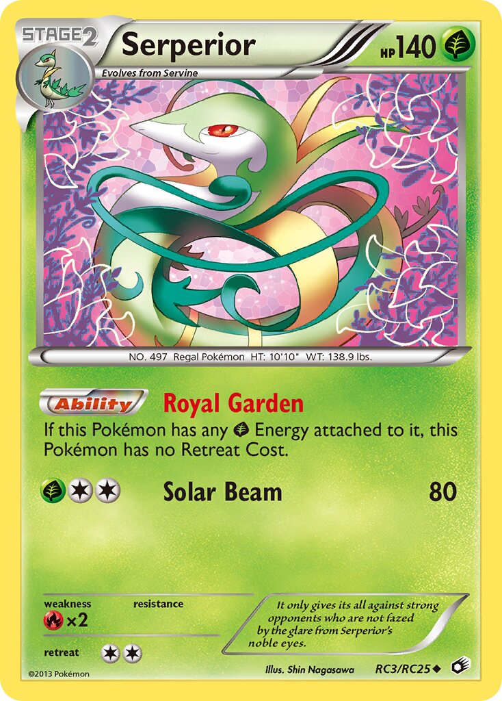 Serperior 003 — Legendary Treasures (Radiant Collection) (English Pokémon TCG card)