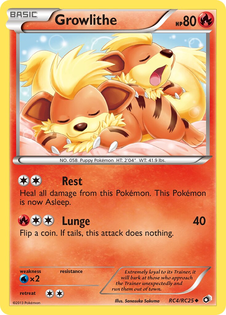 Growlithe 004 — Legendary Treasures (Radiant Collection) (English Pokémon TCG card)