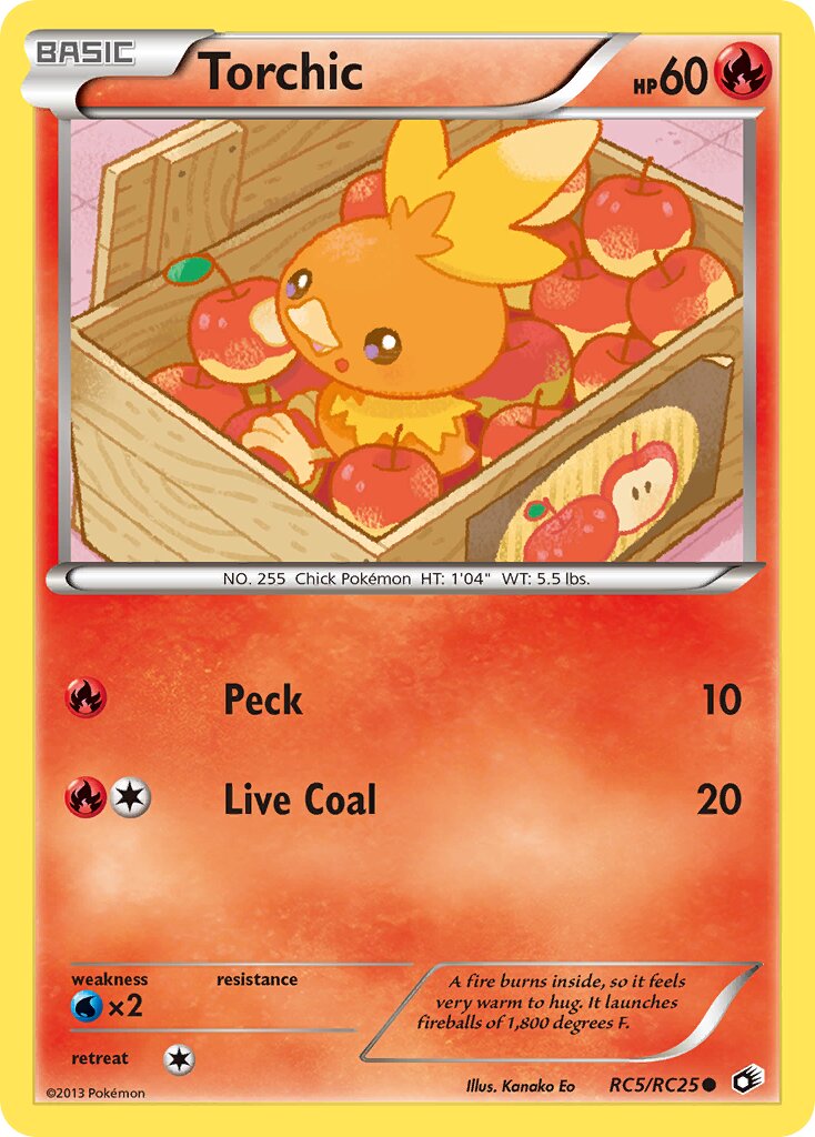 Torchic 005 — Legendary Treasures (Radiant Collection) (English Pokémon TCG card)