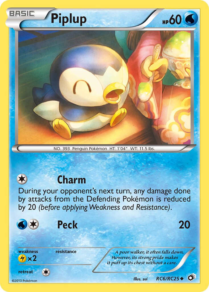 Piplup 006 — Legendary Treasures (Radiant Collection) (English Pokémon TCG card)