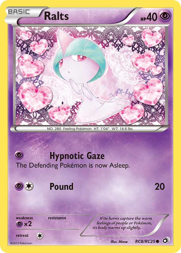 Ralts 008 — Legendary Treasures (Radiant Collection) (English Pokémon TCG card)