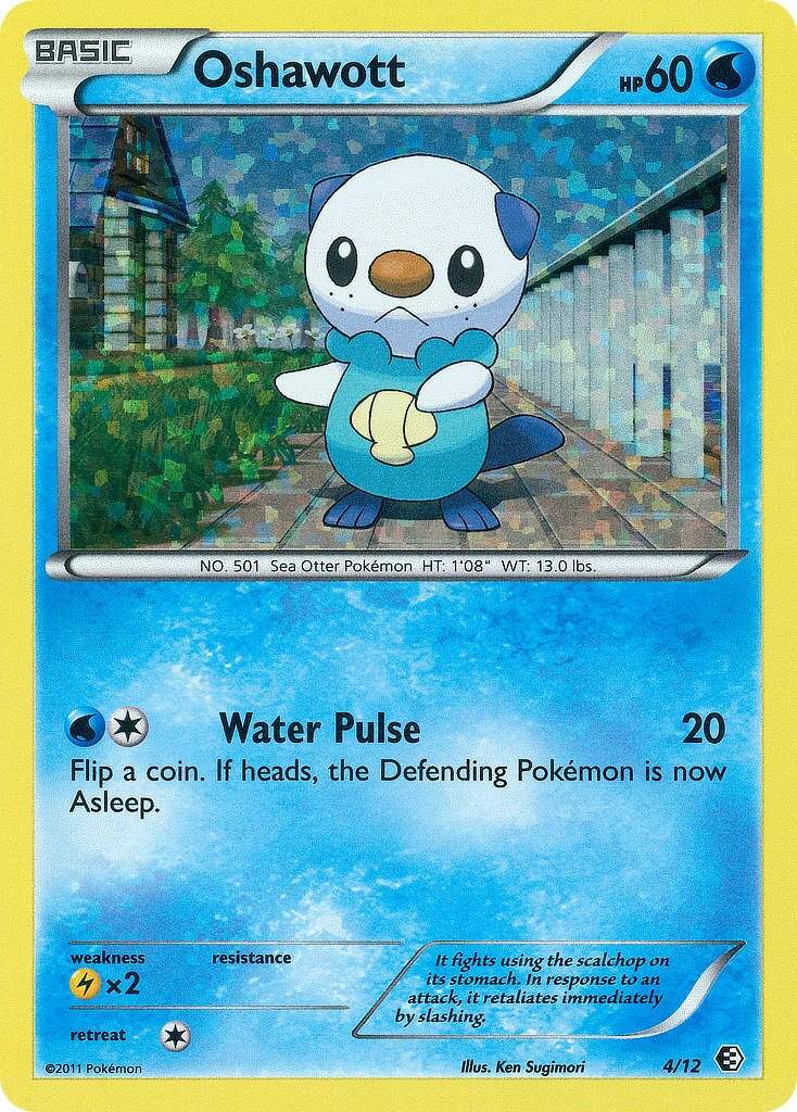 Oshawott 004/12 — Collezione McDonald's (Italian Pokémon TCG card)