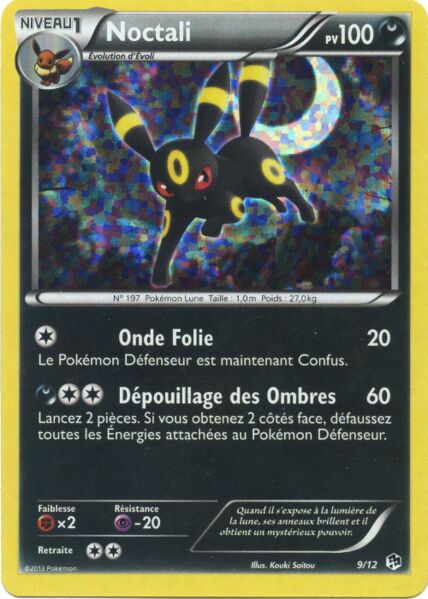 Umbreon 009/12 — Collezione McDonald's 2013 (Italian Pokémon TCG card)