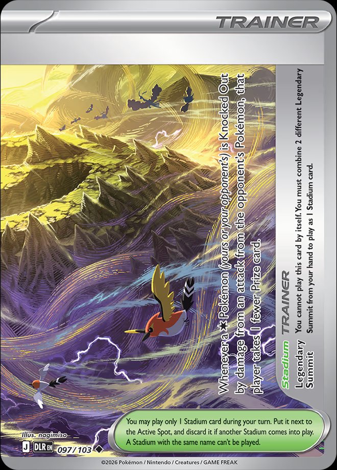 Legendary Summit 097 — Delta Reign (English Pokémon TCG card)