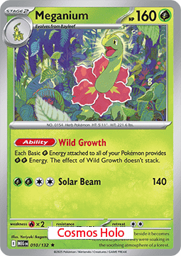 Meganium 010 — Mega Evolution: Additionals (English Pokémon TCG card)