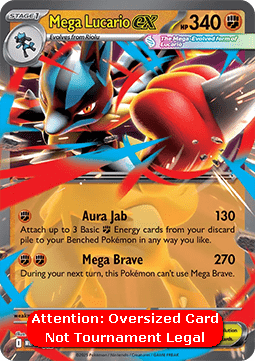 Mega Lucario ex 012 — Mega Evolution Promos (English Pokémon TCG card)
