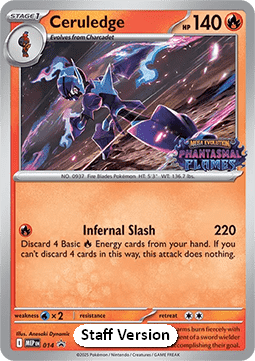 Ceruledge 014 — Mega Evolution Promos (English Pokémon TCG card)