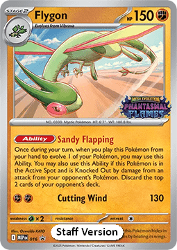 Flygon 016 — Mega Evolution Promos (English Pokémon TCG card)
