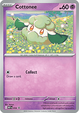 Cottonee 018 — Mega Evolution Promos (English Pokémon TCG card)