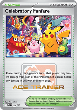 Celebratory Fanfare 028 — Mega Evolution Promos (English Pokémon TCG card)
