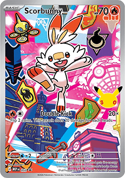 Scorbunny 053 — First Partner Illustration Collection Series 1 - 2 - 3 (English Pokémon TCG card)