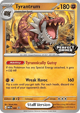Tyrantrum 066 — Mega Evolution Promos (English Pokémon TCG card)