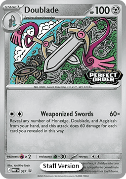 Doublade 067 — Mega Evolution Promos (English Pokémon TCG card)