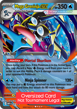 Mega Greninja ex 081 — Mega Evolution Promos (English Pokémon TCG card)