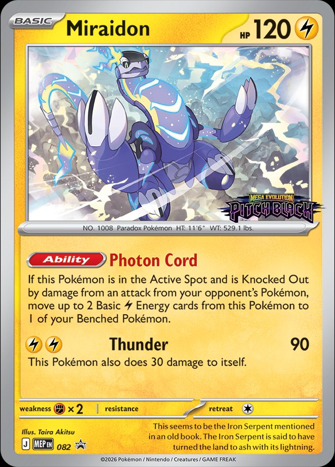 Miraidon 82 — Mega Evolution Promos (English Pokémon TCG card)