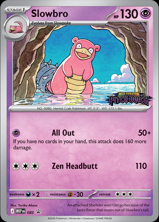 Slowbro 83 — Mega Evolution Promos (English Pokémon TCG card)