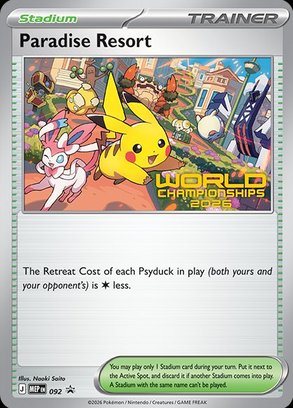 Paradise Resort 92 — Mega Evolution Promos (English Pokémon TCG card)