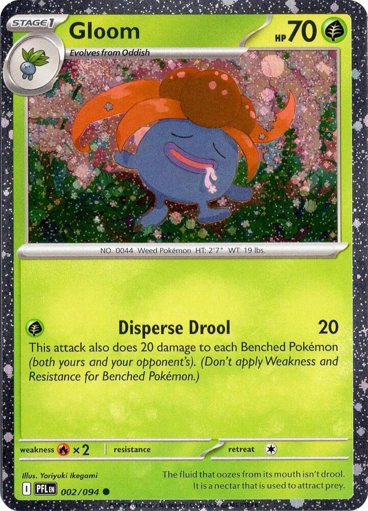 Gloom (Cosmos Holo) 002/094 — Miscellaneous Cards & Products (English Pokémon TCG card)