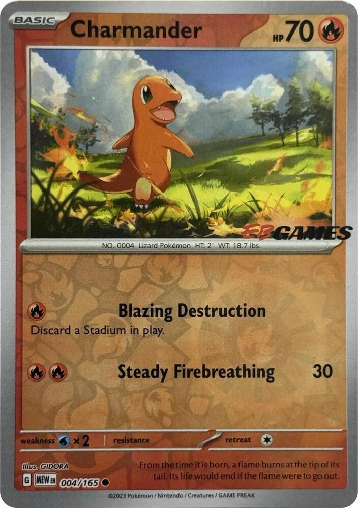 Charmander 004/165 — Miscellaneous Cards & Products (English Pokémon TCG card)