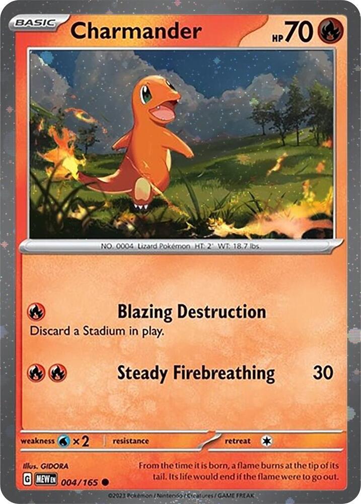 Charmander 004/165 — Miscellaneous Cards & Products (English Pokémon TCG card)