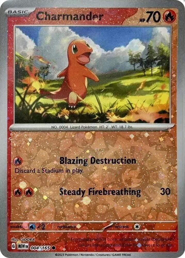 Charmander 004/165 — Miscellaneous Cards & Products (English Pokémon TCG card)