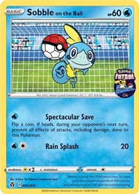 Sobble on the Ball 005/005 — Miscellaneous Cards & Products (English Pokémon TCG card)