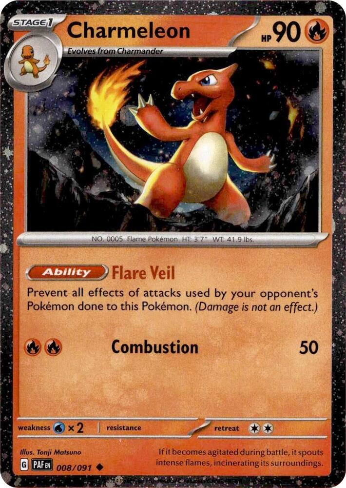 Charmeleon 008/091 — Miscellaneous Cards & Products (English Pokémon TCG card)