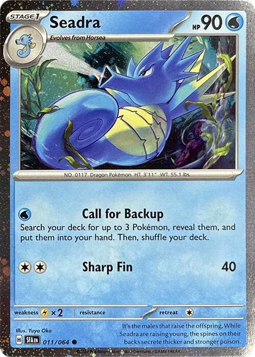 Seadra 011/064 — Miscellaneous Cards & Products (English Pokémon TCG card)