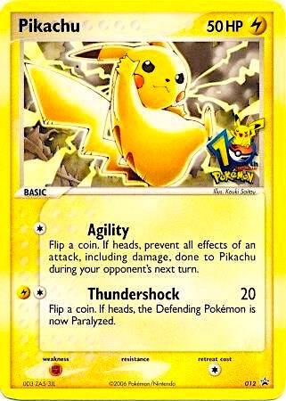 Pikachu 012 — Miscellaneous Cards & Products (English Pokémon TCG card)