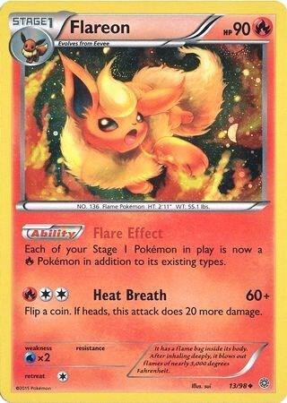 Flareon 013/098 — Miscellaneous Cards & Products (English Pokémon TCG card)